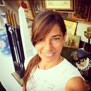 Selfie of Heather Karlie Vieira of HKFA at Brimfield Antique Show