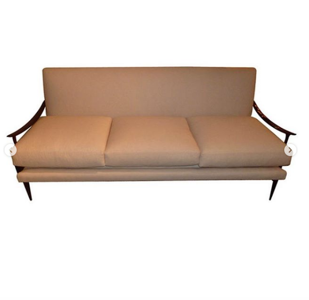 Joaquim Tenreiro sofa modernist designer Brazilian